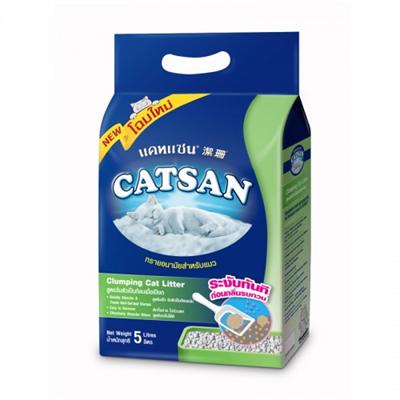 แคทแซน ทรายแมว ชนิดจับตัวเป็นก้อน (5 L , 10 L)